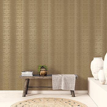 Galerie Wallcoverings Product Code W78197 - Metallic Fx Wallpaper Collection - Gold Dark Gold Colours -  